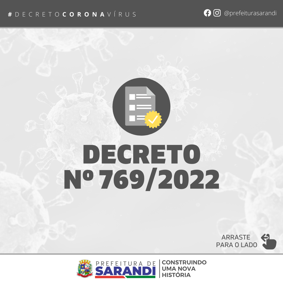 Decreto nº 769/2022